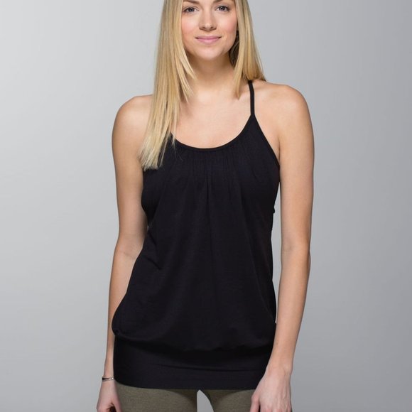 lululemon black no limits tank